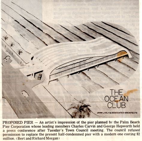 An illustration of the proposed Palm Beach Pier